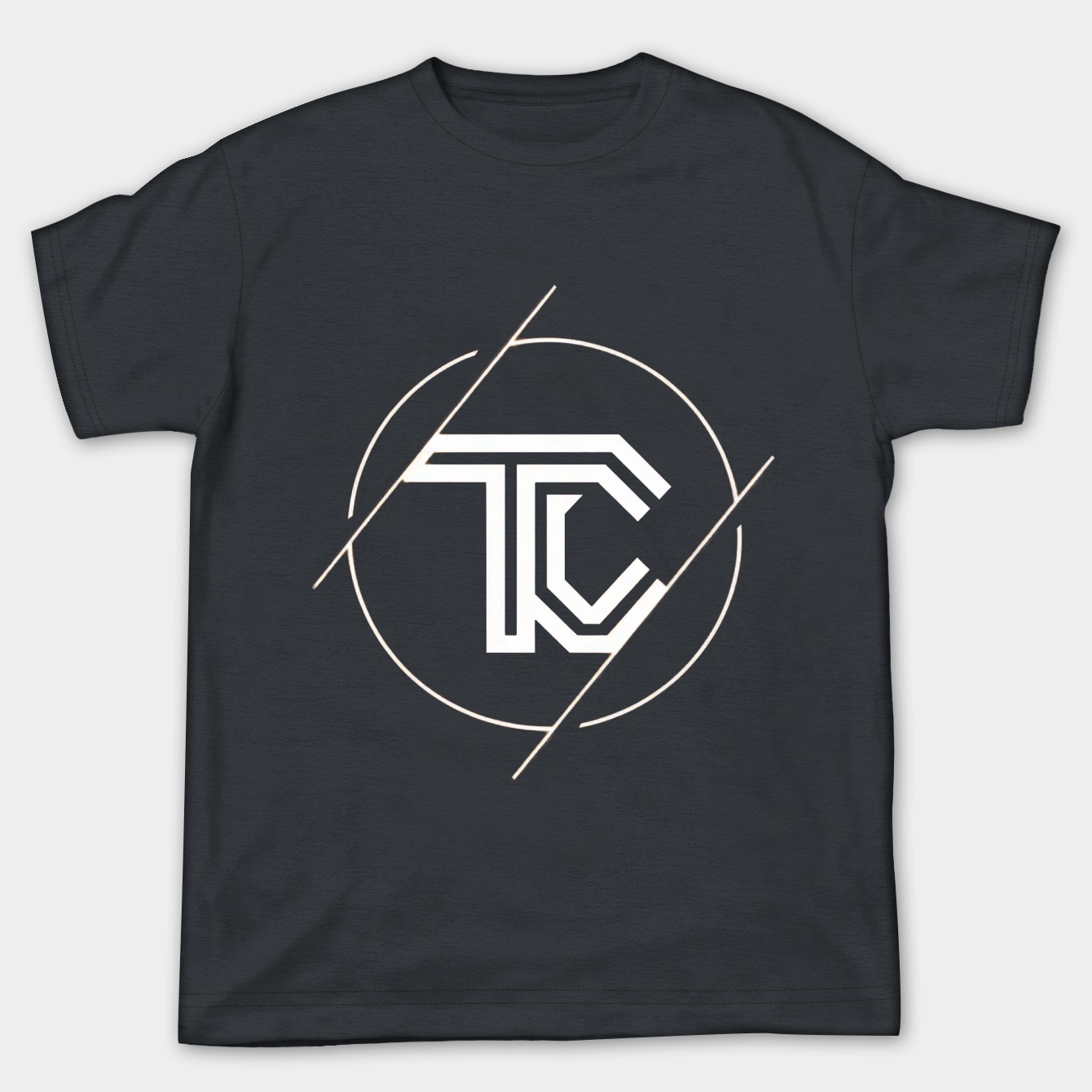 TC Circle Emblem Design Women's Plus Size T-shirt