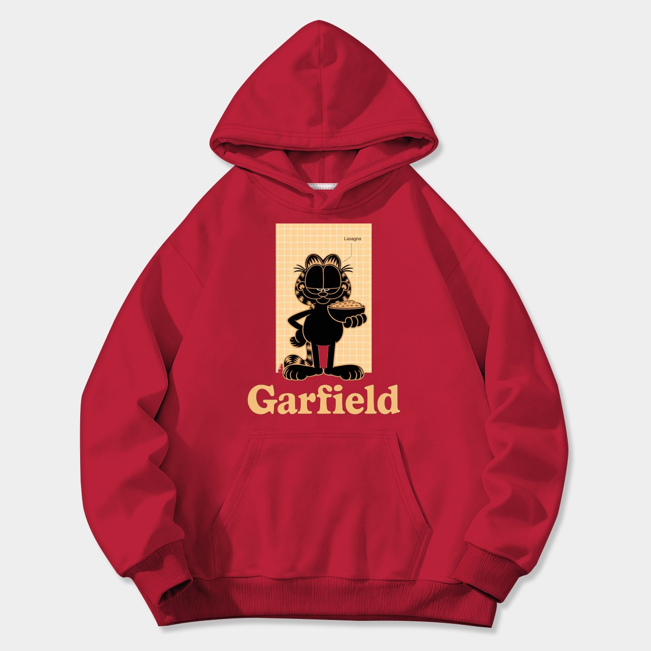 Garfield Cat Schematic Women's Plus Size Hoodie