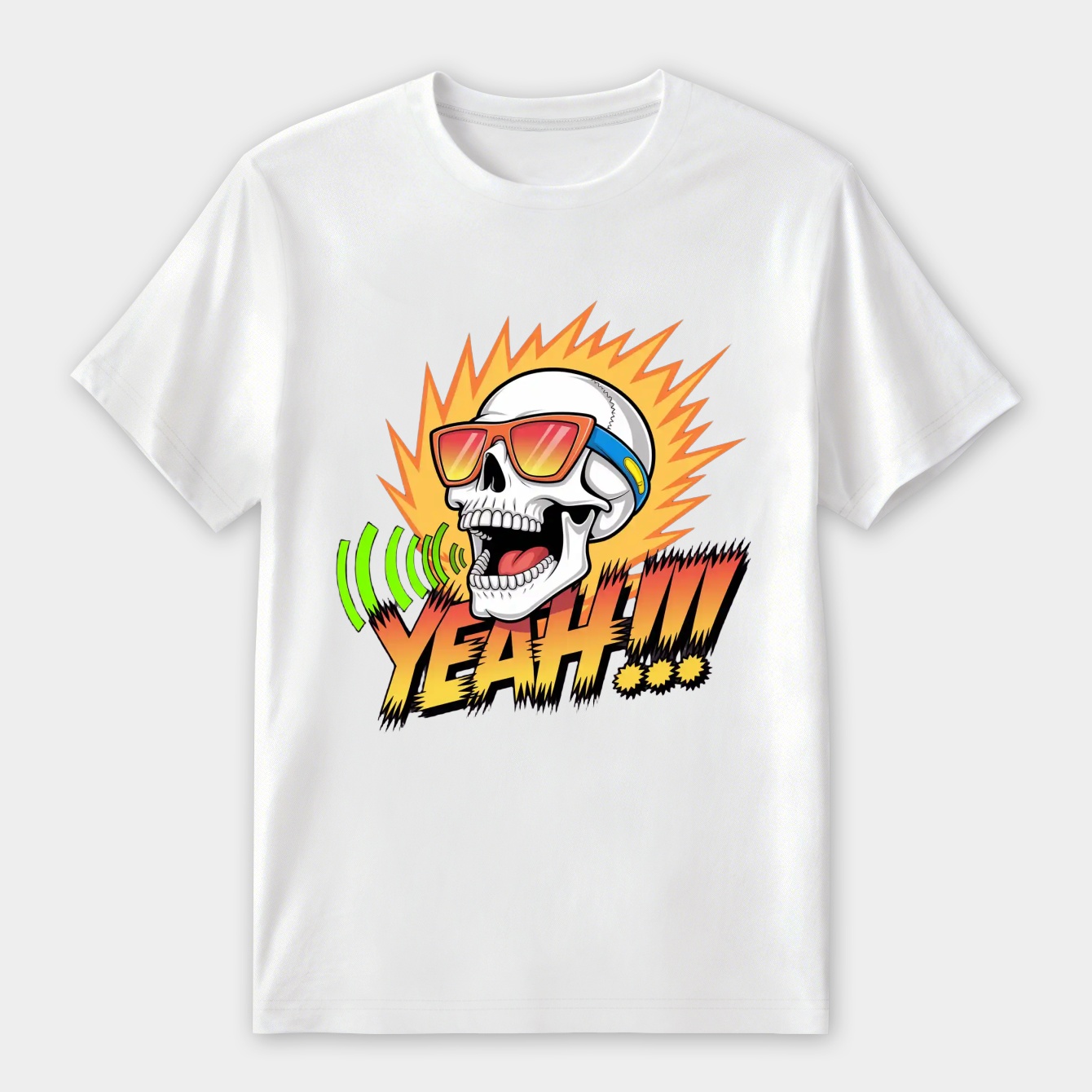 Present Mic Screaming Skull Women's Premium Soft T-Shirt