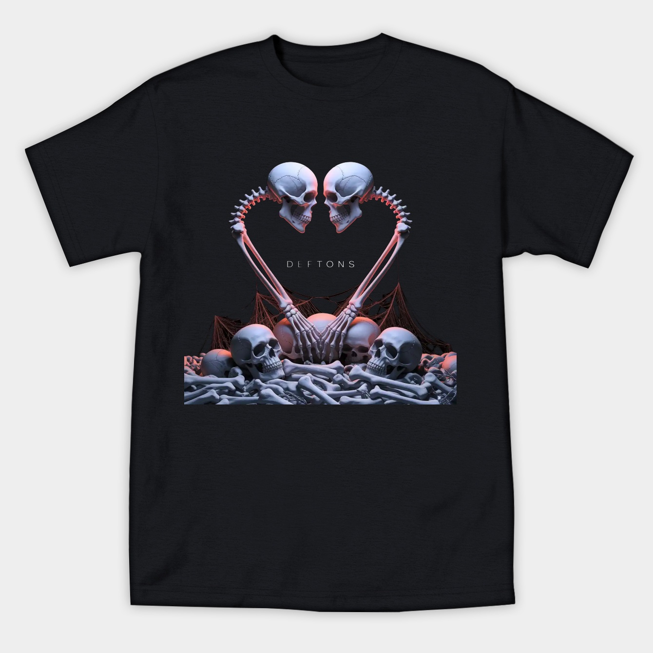 Skeleton Sanctuary Deftones Women's Athletic Performance T-Shirt