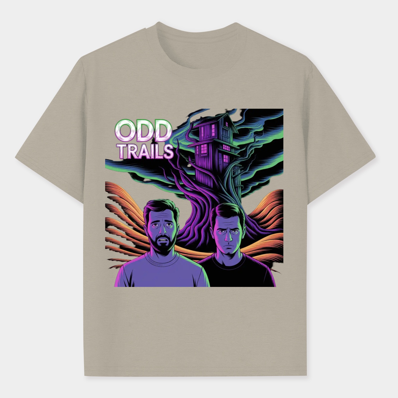 Odd Trails cover art Men's Performance Athletic T-Shirt