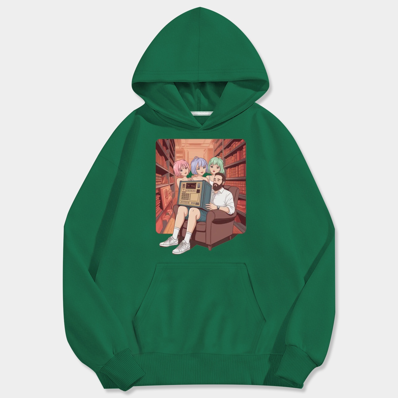 Anime Pimp Men's Big & Tall Hoodie