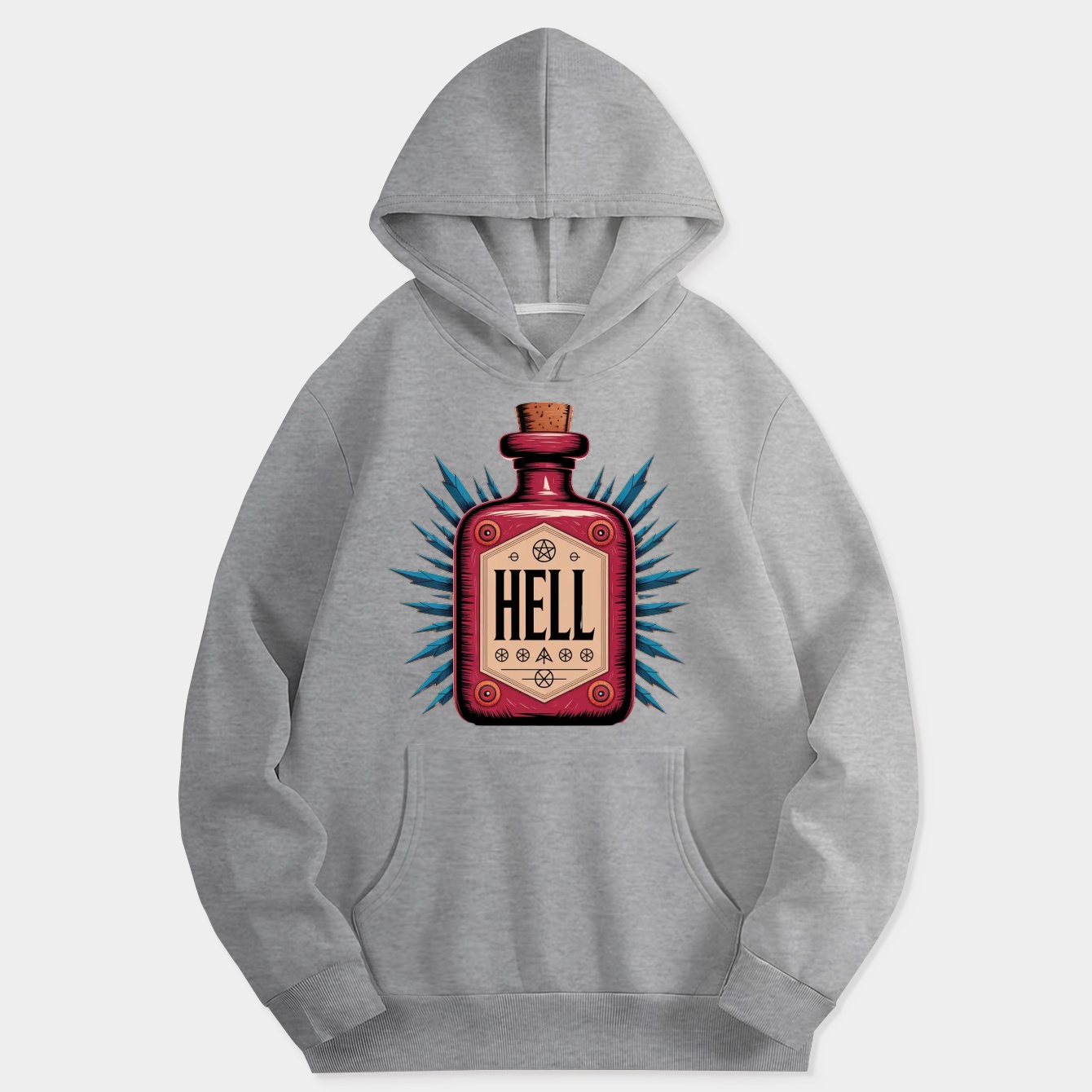 Hellbrew Potion Bottle Design Women's Hoodie