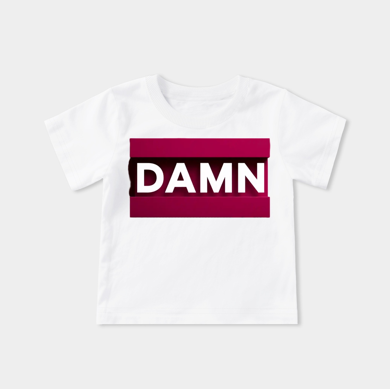 DAMN Red Box Logo Youth Classic T-Shirt