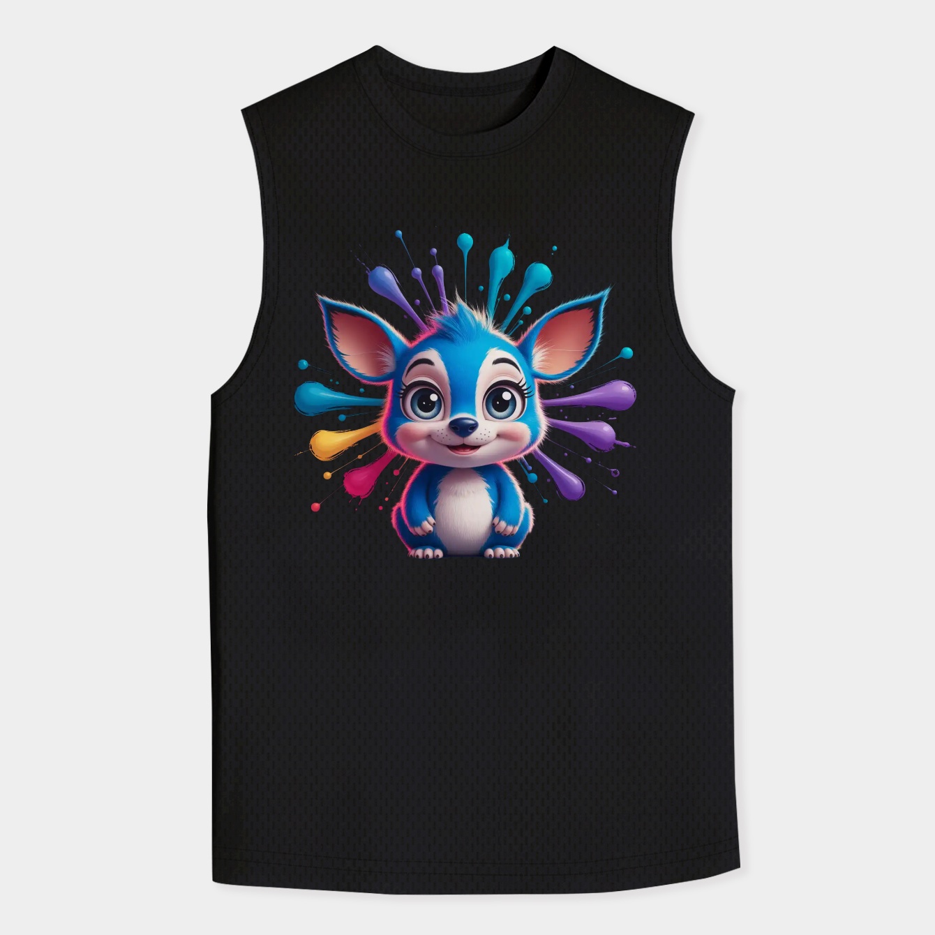Stitch Splash Paint Men's Tank Top
