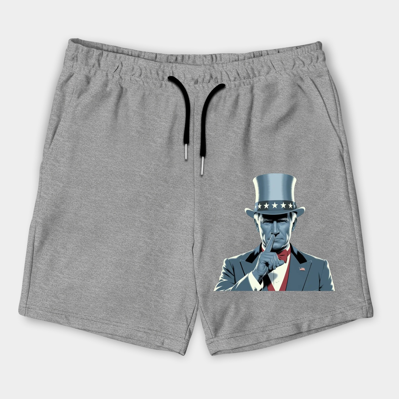 Uncle Sam Shuts the Hell Up Men's Shorts