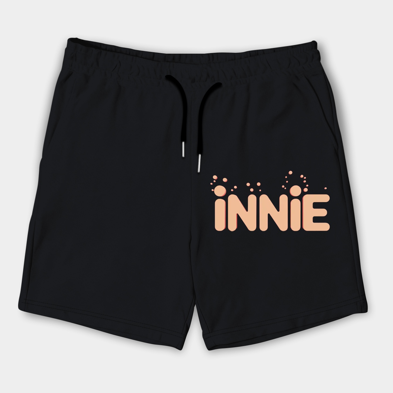 Innie Bold Letter Design Men's Shorts
