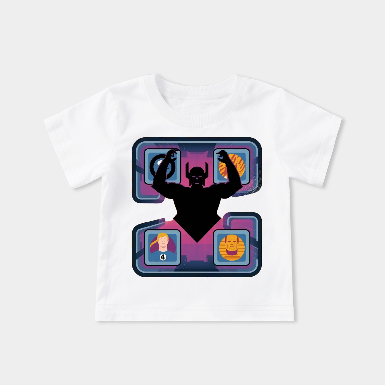 The Fantastic Four: First Steps Fantastic Four Versus Galactus Youth Classic T-Shirt