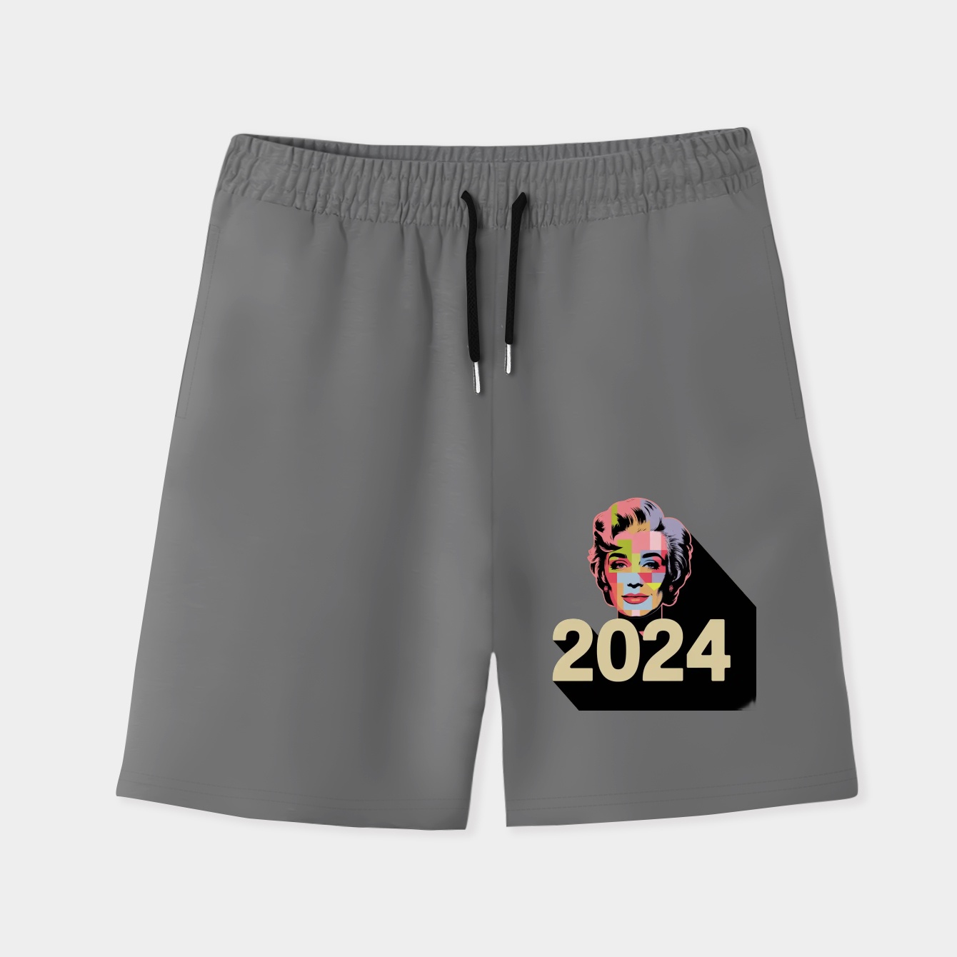 Kamala Harris Portrait - 2024 Men's Quick-Dry Athletic Shorts