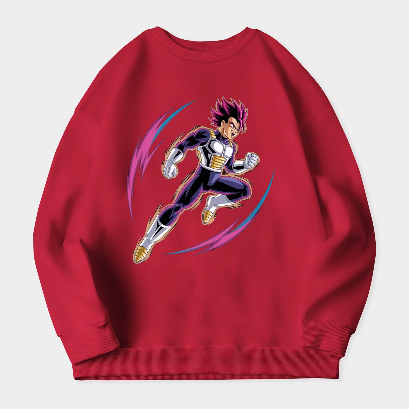 vegeta dynamic power pose Women's Plus Size Sweatshirt