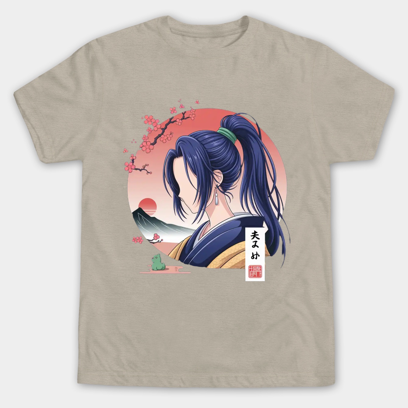 Ukiyo E Earthbender Men's Big & Tall T-shirt