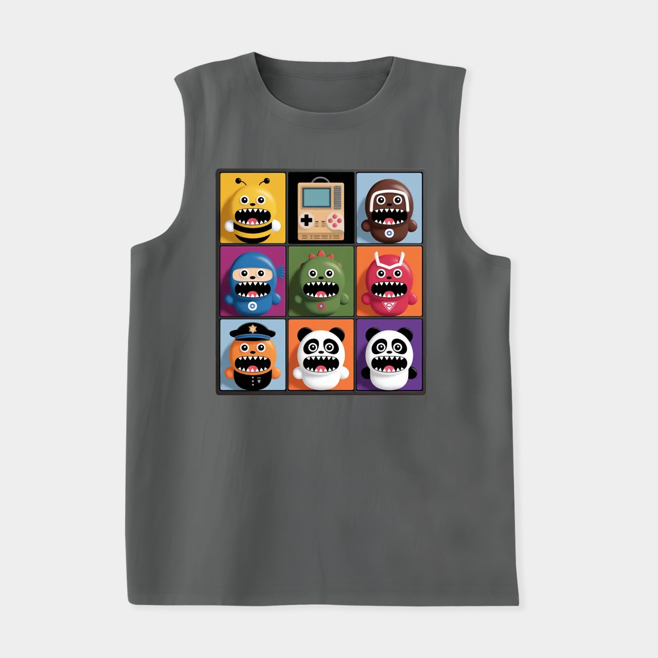 Domo Halloween Costume Grid Women's Soft Tank Top