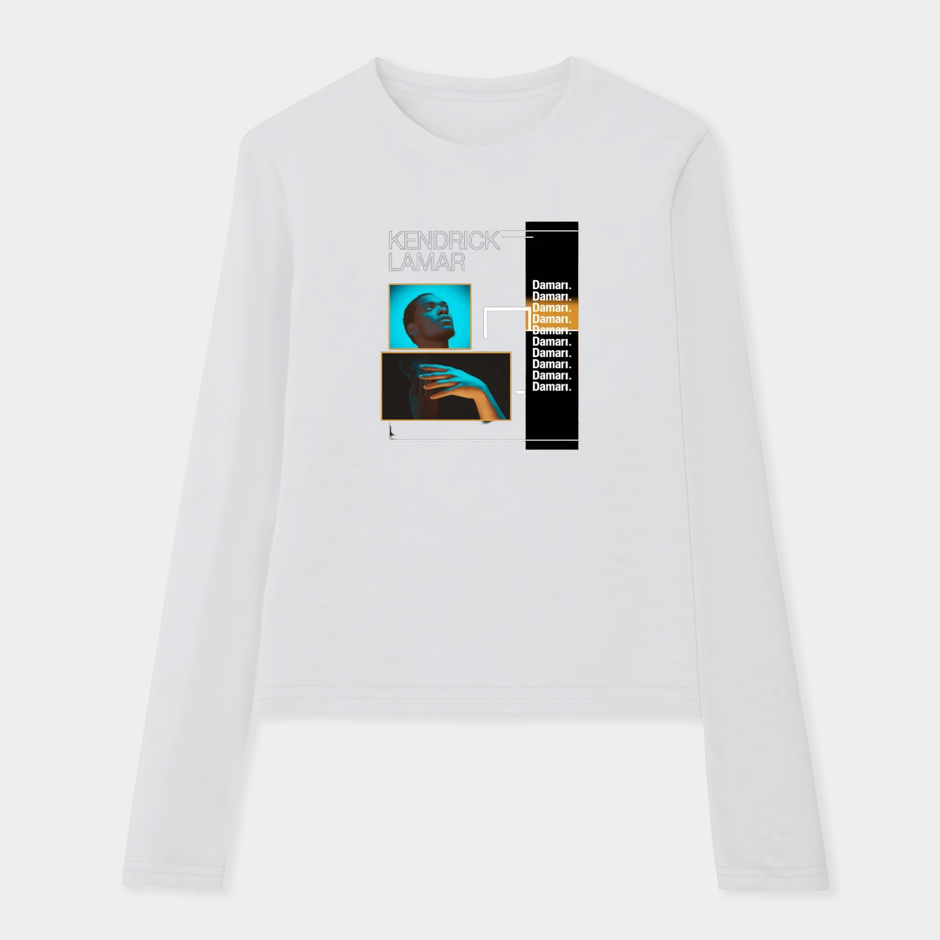 Abstract Kendrick King Women's Soft Long Sleeve T-Shirt