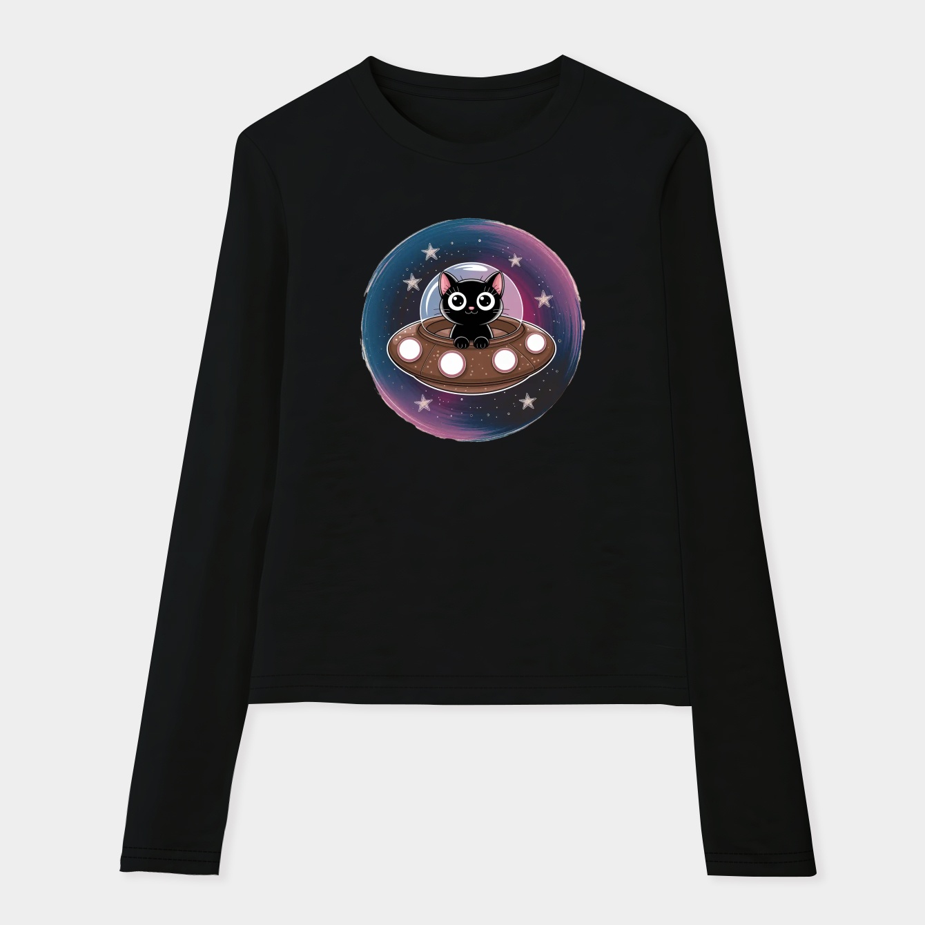 Cookie Cat Women's Soft Long Sleeve T-Shirt