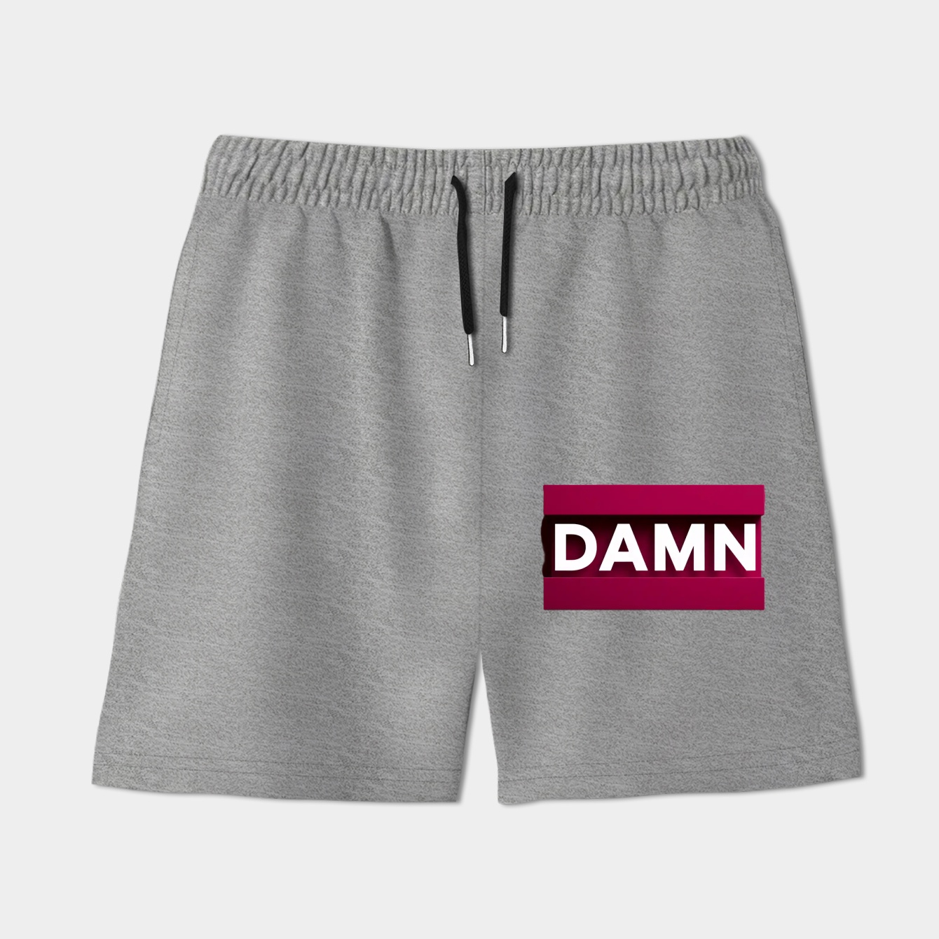 DAMN Red Box Logo Men's Shorts