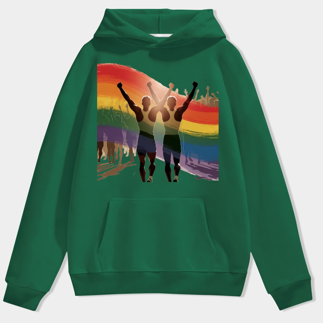 Hulk Hogan Ultimate Warrior Pride Men's Hoodie