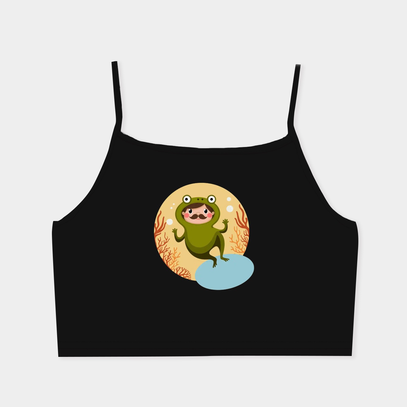 Mario Frog Mario Extra Soft Women's  Spaghetti Strap Tank Top