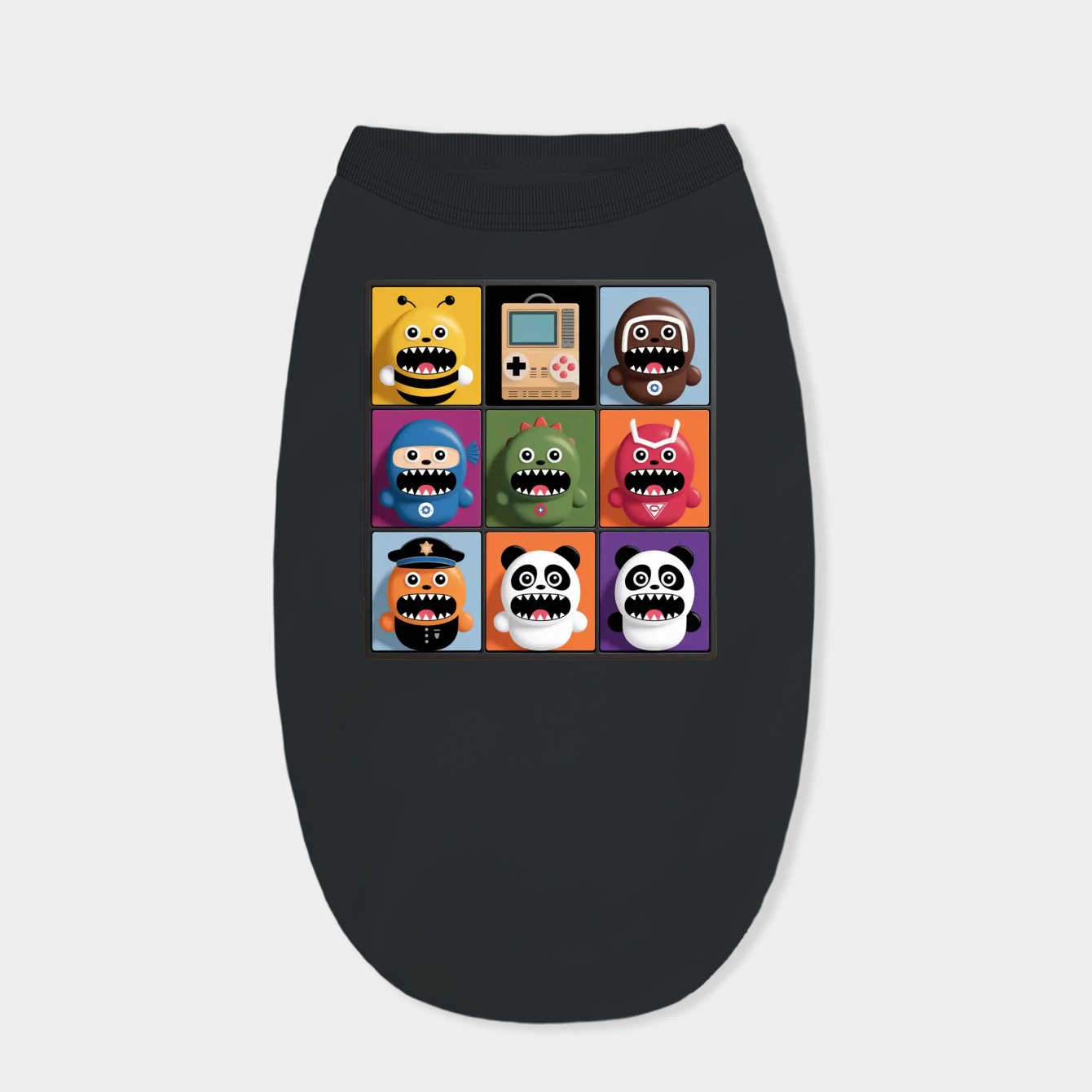 Domo Halloween Costume Grid Dog Shirt