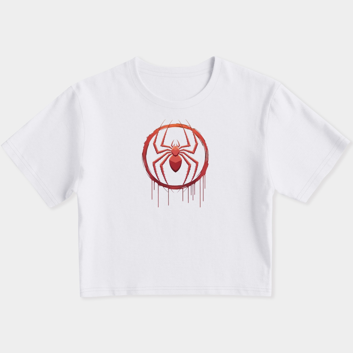 Spider-Verse Logo Women's Slim Fit Baby Tee