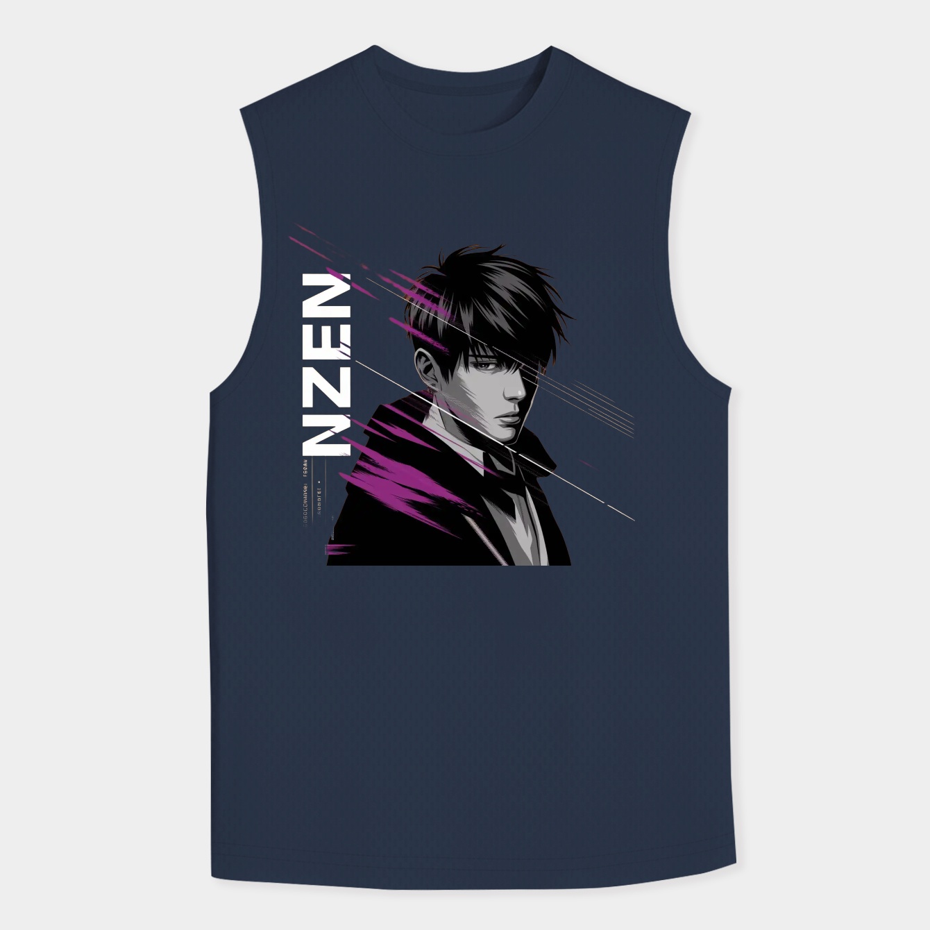 Aizen Sosuke From Bleach Men's Big & Tall Tank Top