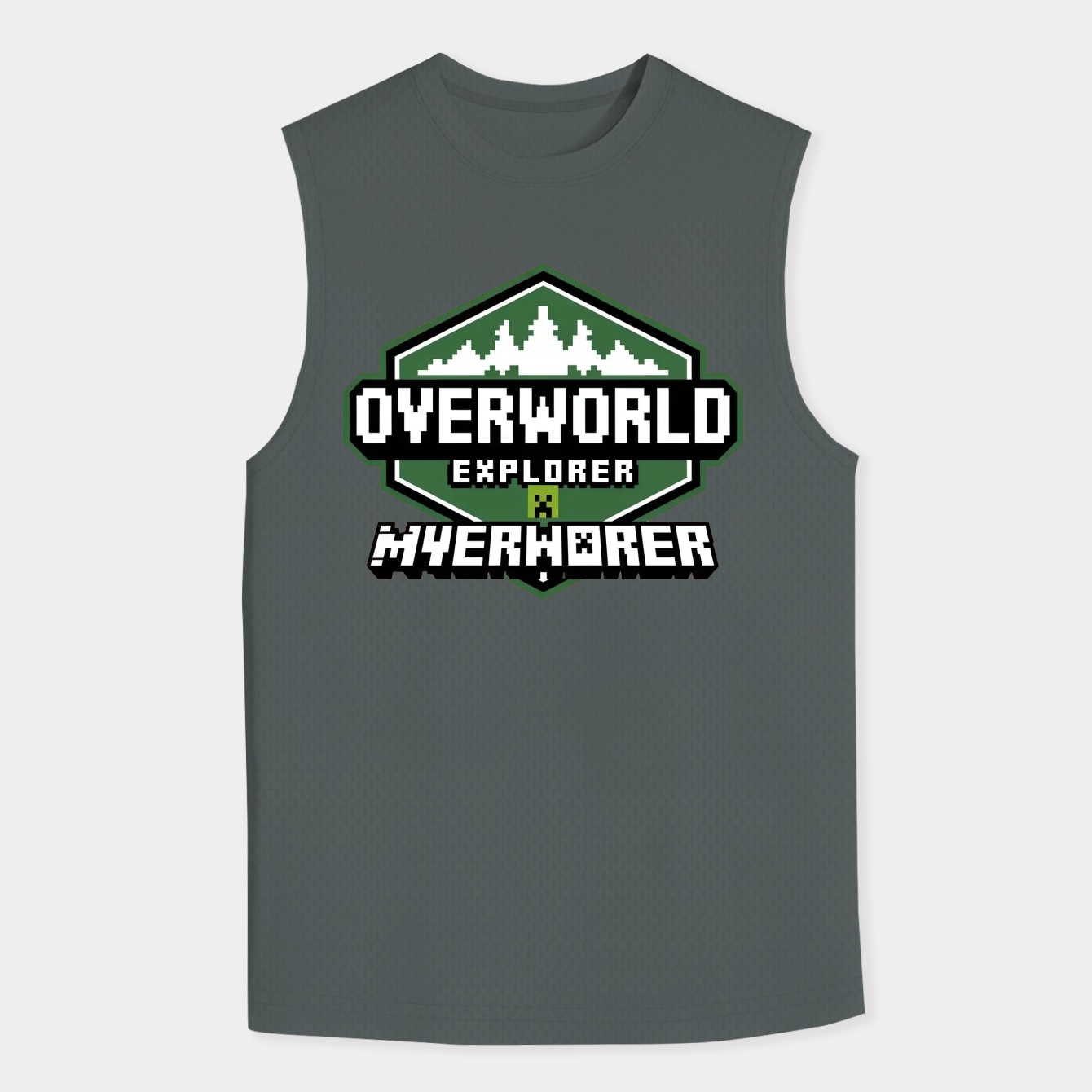 Minecraft Overworld Explorer Men's Big & Tall Tank Top