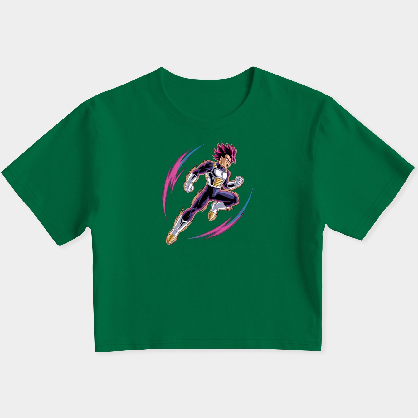 vegeta dynamic power pose Women's Slim Fit Baby Tee