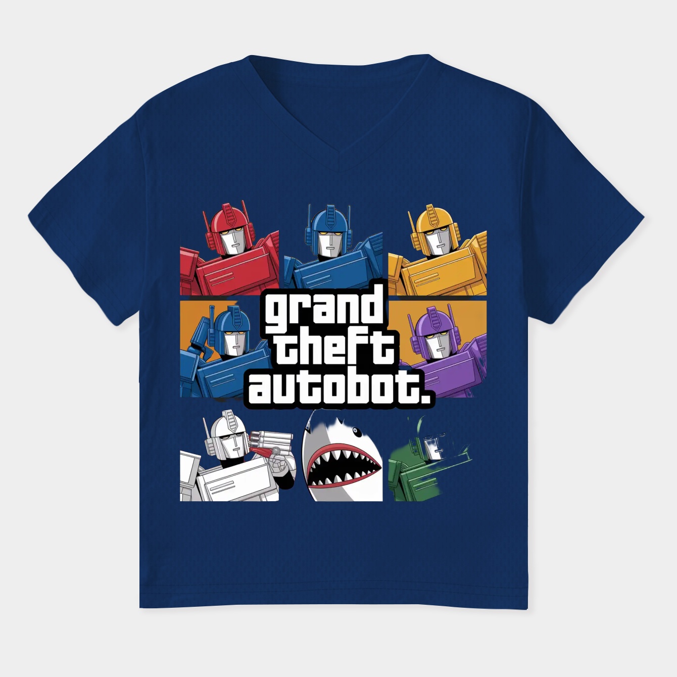 Autobot Action Women's Plus Size V-Neck T-Shirt