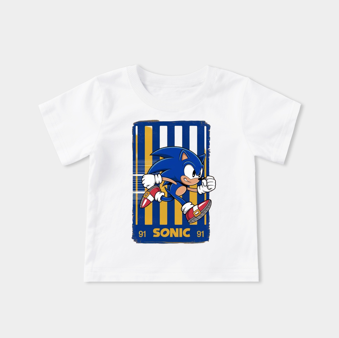 Sonic The Hedgehog Sonic Speed Color Youth Classic T-Shirt