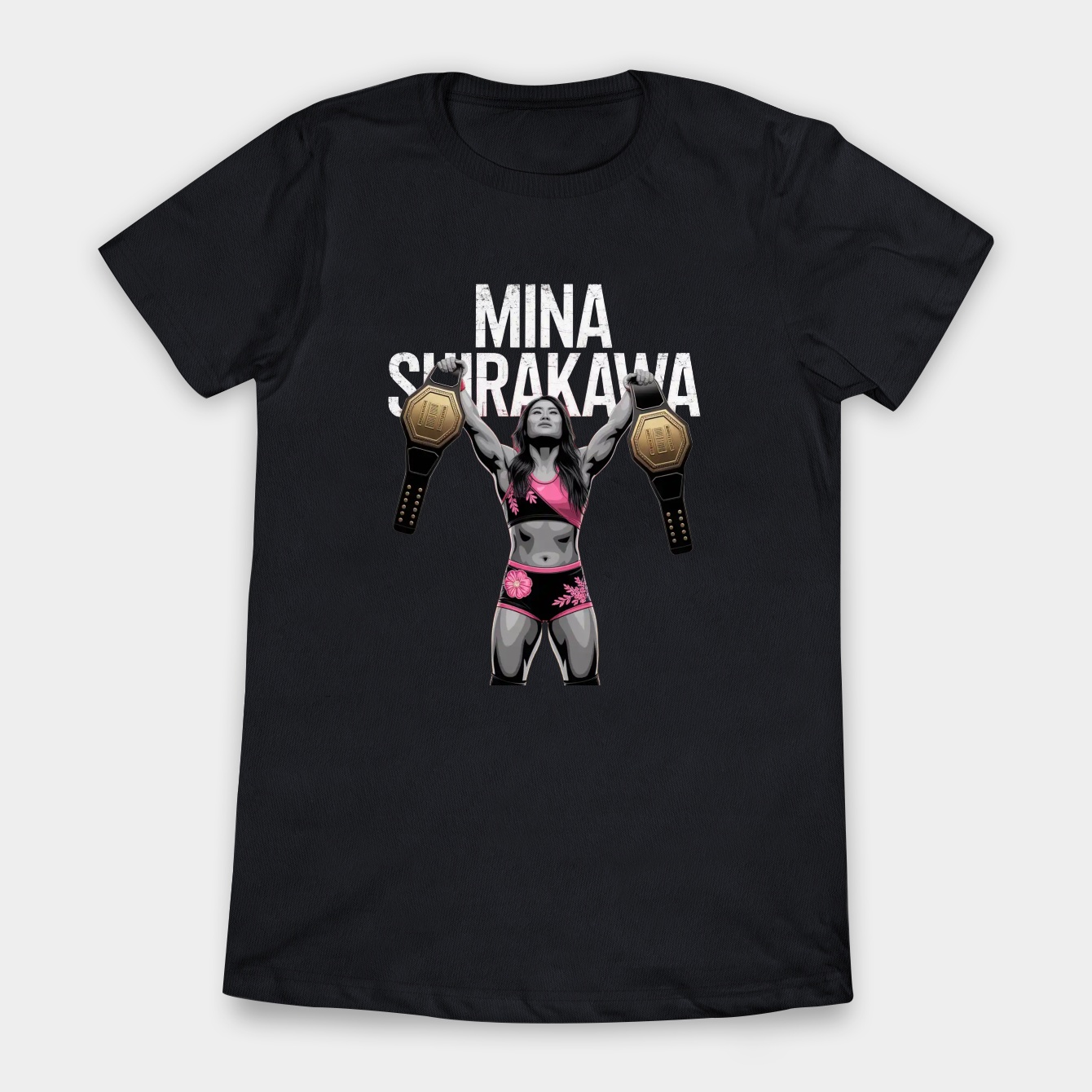 Mina Shirakawa WWE Champions Women's T-Shirt