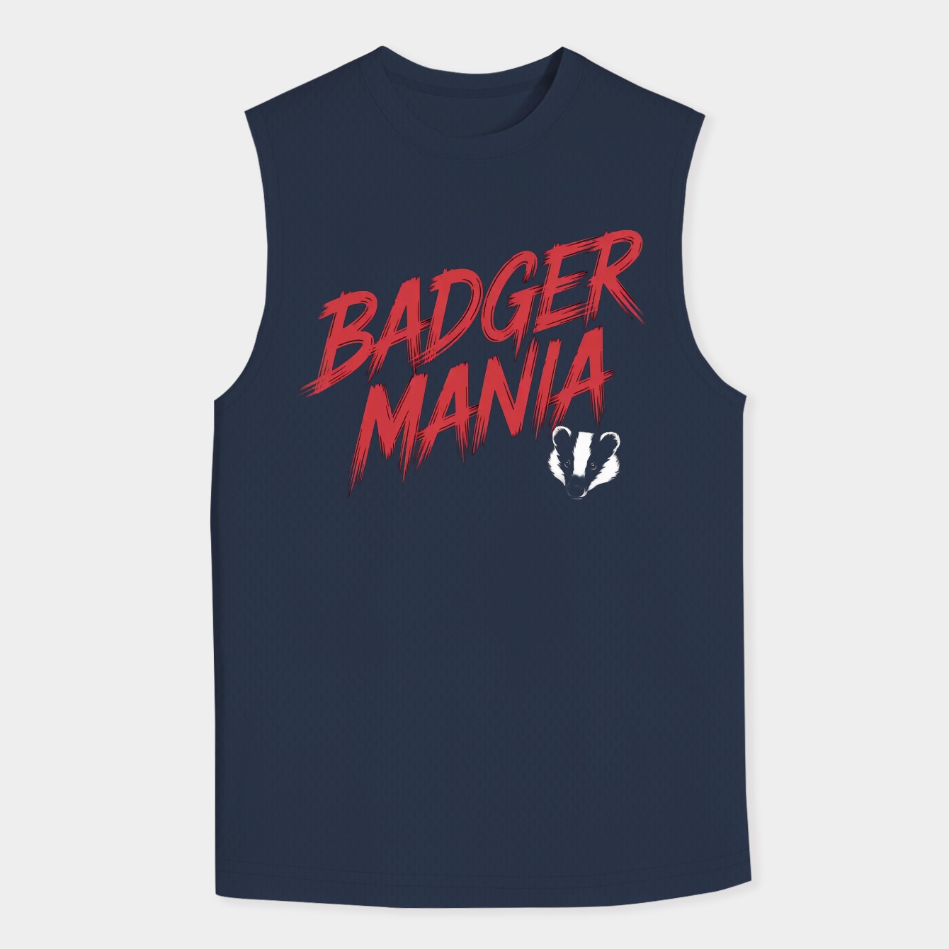 Badgermania Comic Style Men's Big & Tall Tank Top