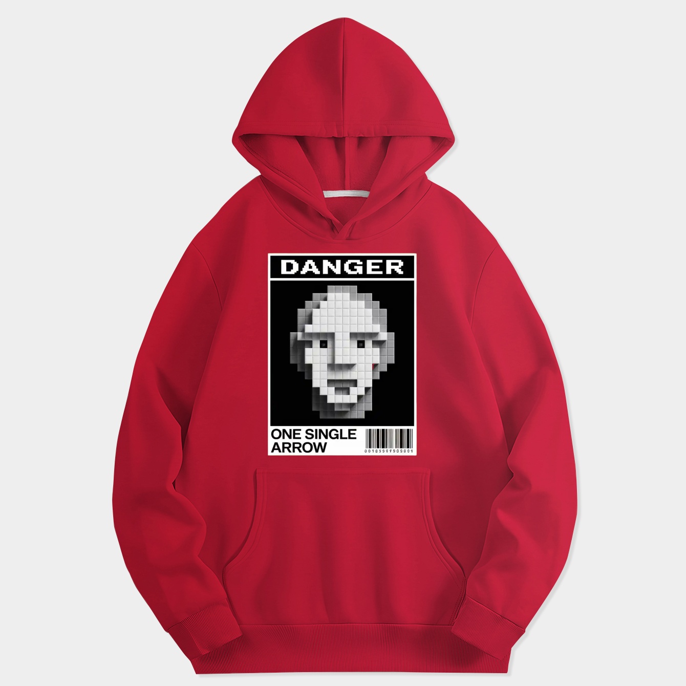 Minecraft Danger Warning Poster Women's Hoodie