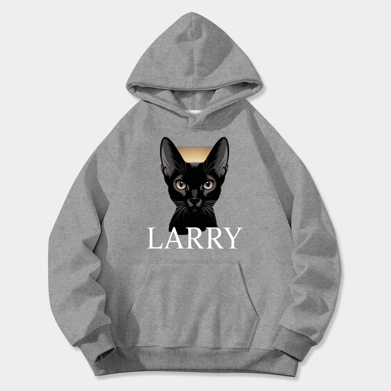 Larry the Cat Portrait Women's Plus Size Hoodie