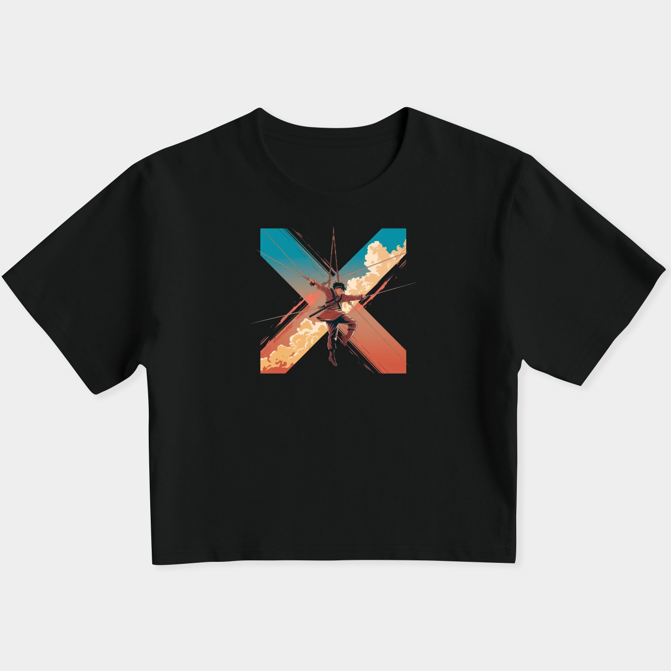 Attack on Titan Women's Slim Fit Baby Tee