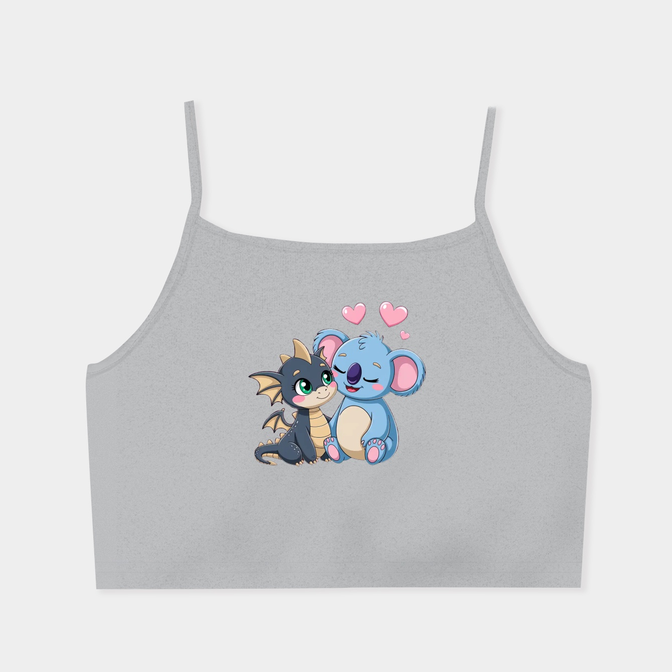 Toothless and Stitch Women's  Spaghetti Strap Tank Top