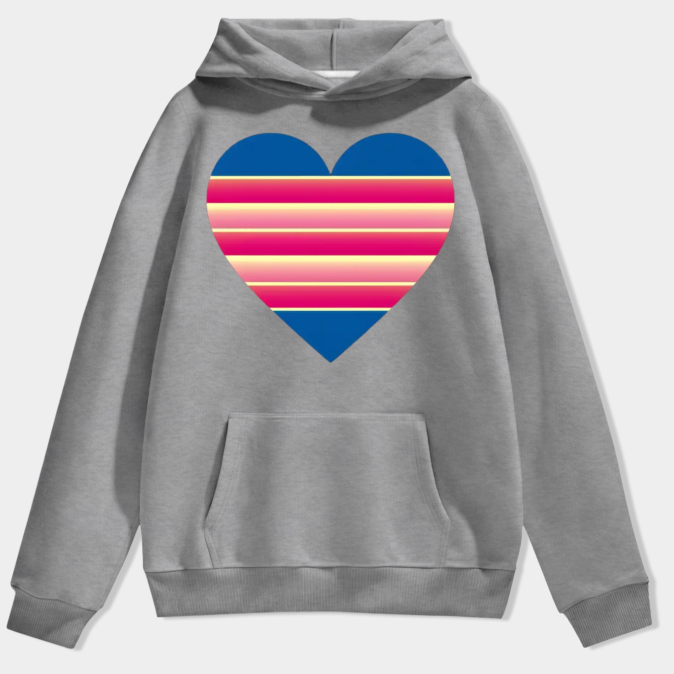 Trans Pride Heart Men's Hoodie