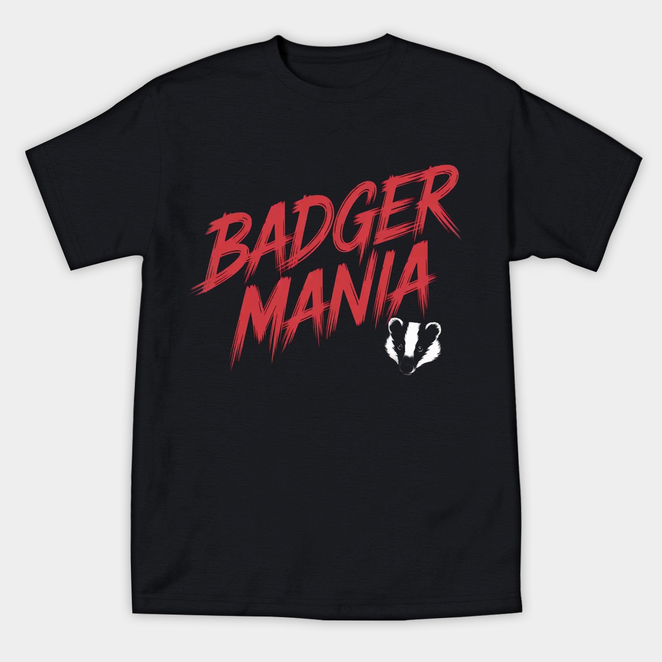 Badgermania Comic Style Women's Athletic Performance T-Shirt