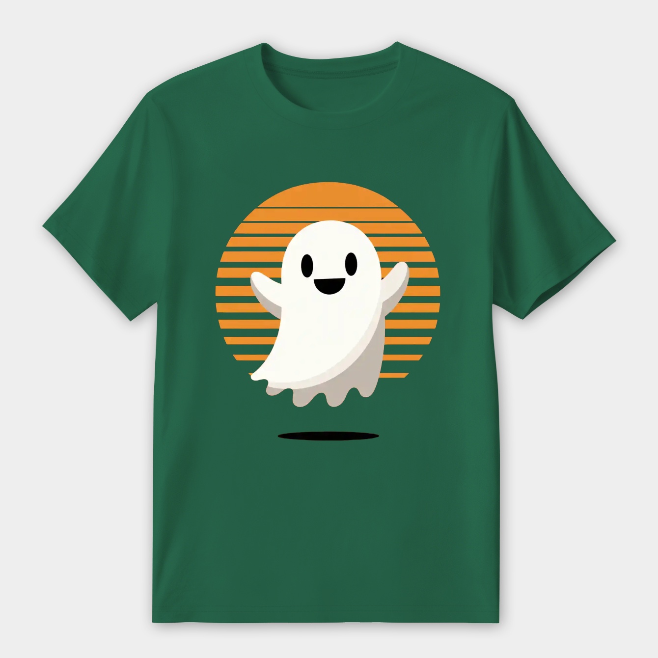 Cute Ghost Pocket Women's Premium Soft T-Shirt
