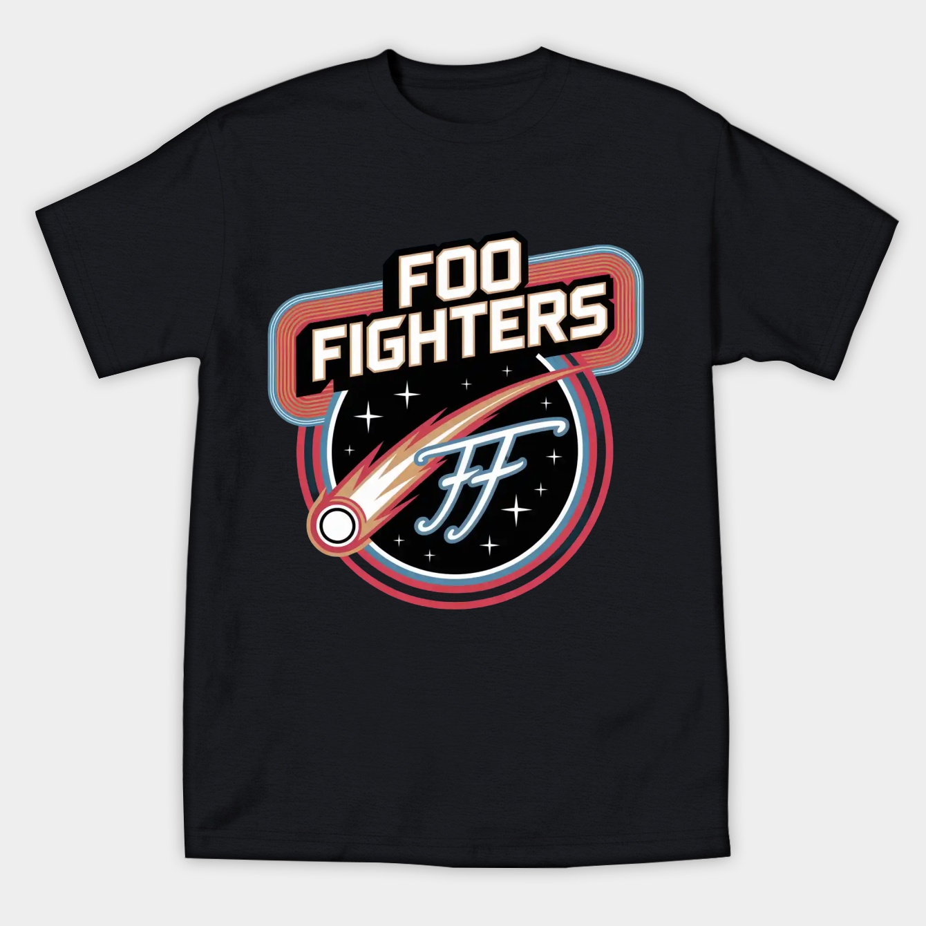Foo Fighters Space Crest Women's Athletic Performance T-Shirt