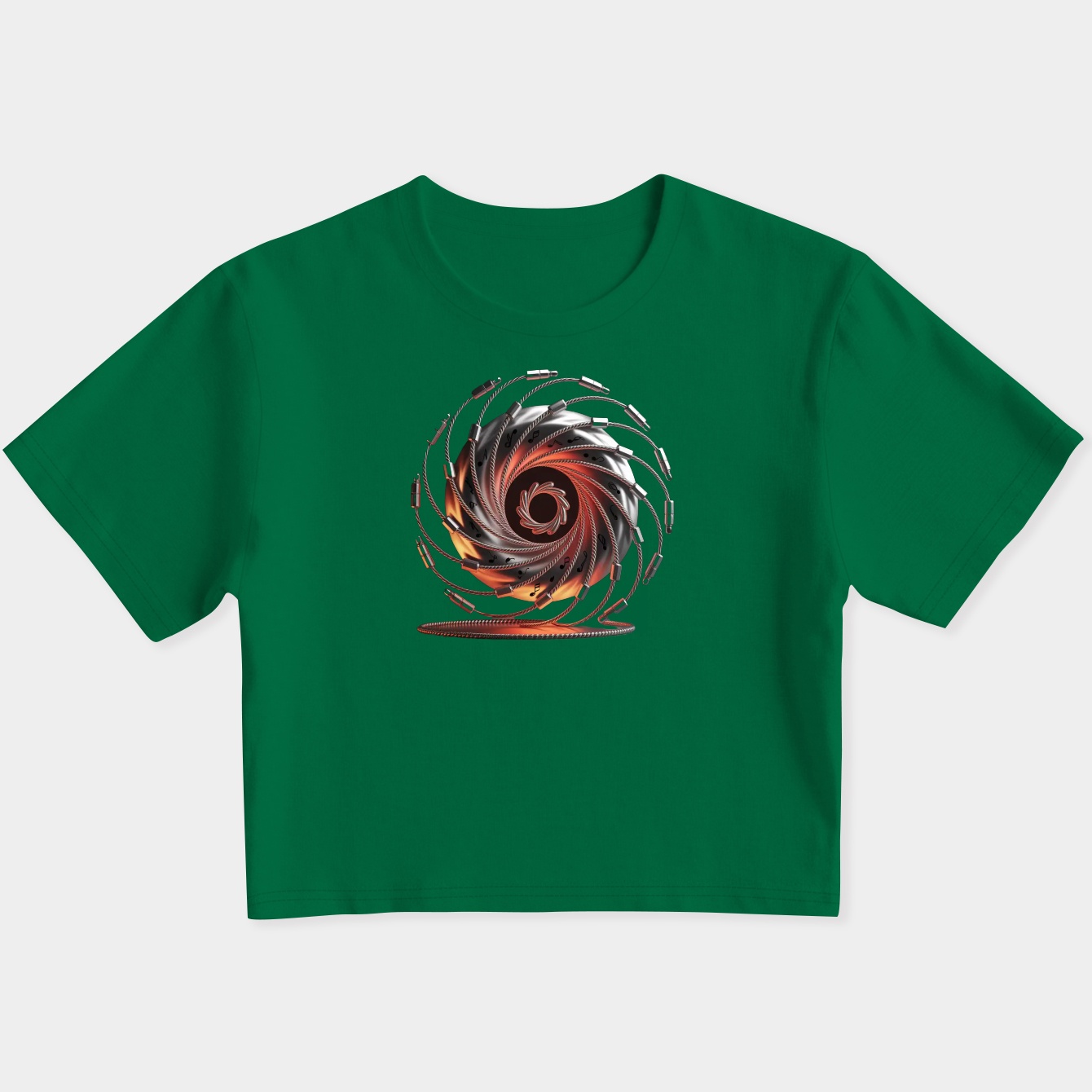 Chains & Crescendos Women's Slim Fit Baby Tee