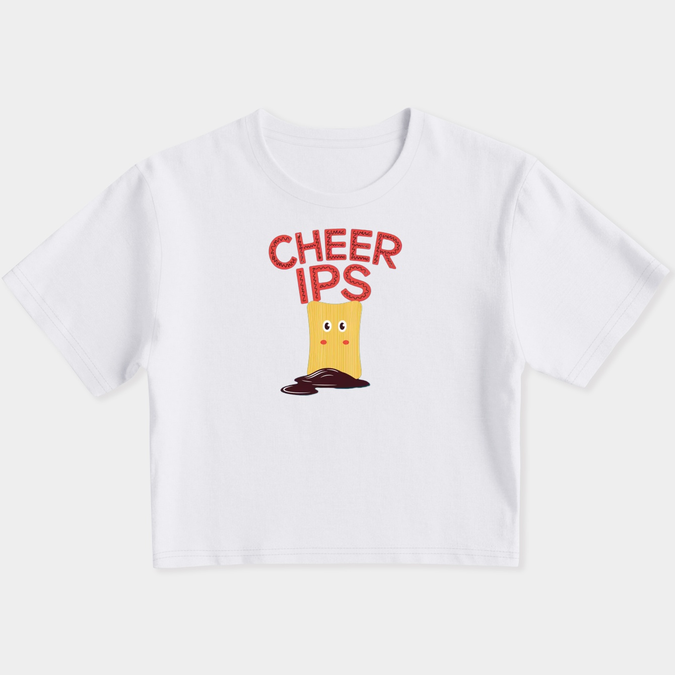 CHEER-CHIPS! Women's Slim Fit Baby Tee