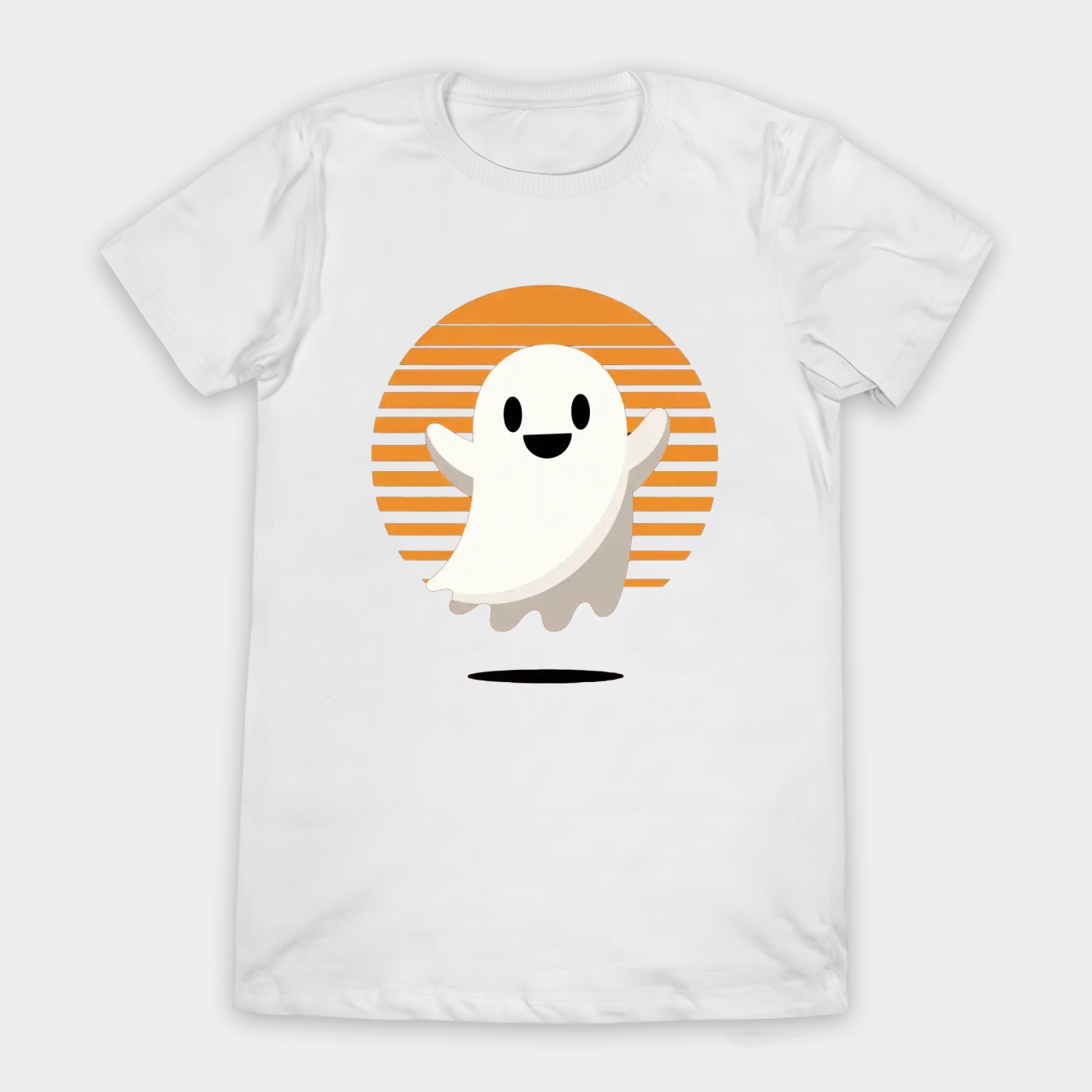 Cute Ghost Pocket Women's T-Shirt