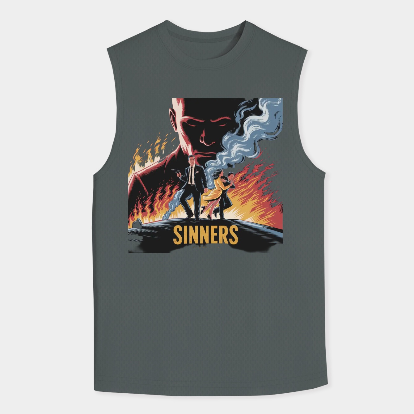 Sinners Dance with the Devil Men's Tank Top