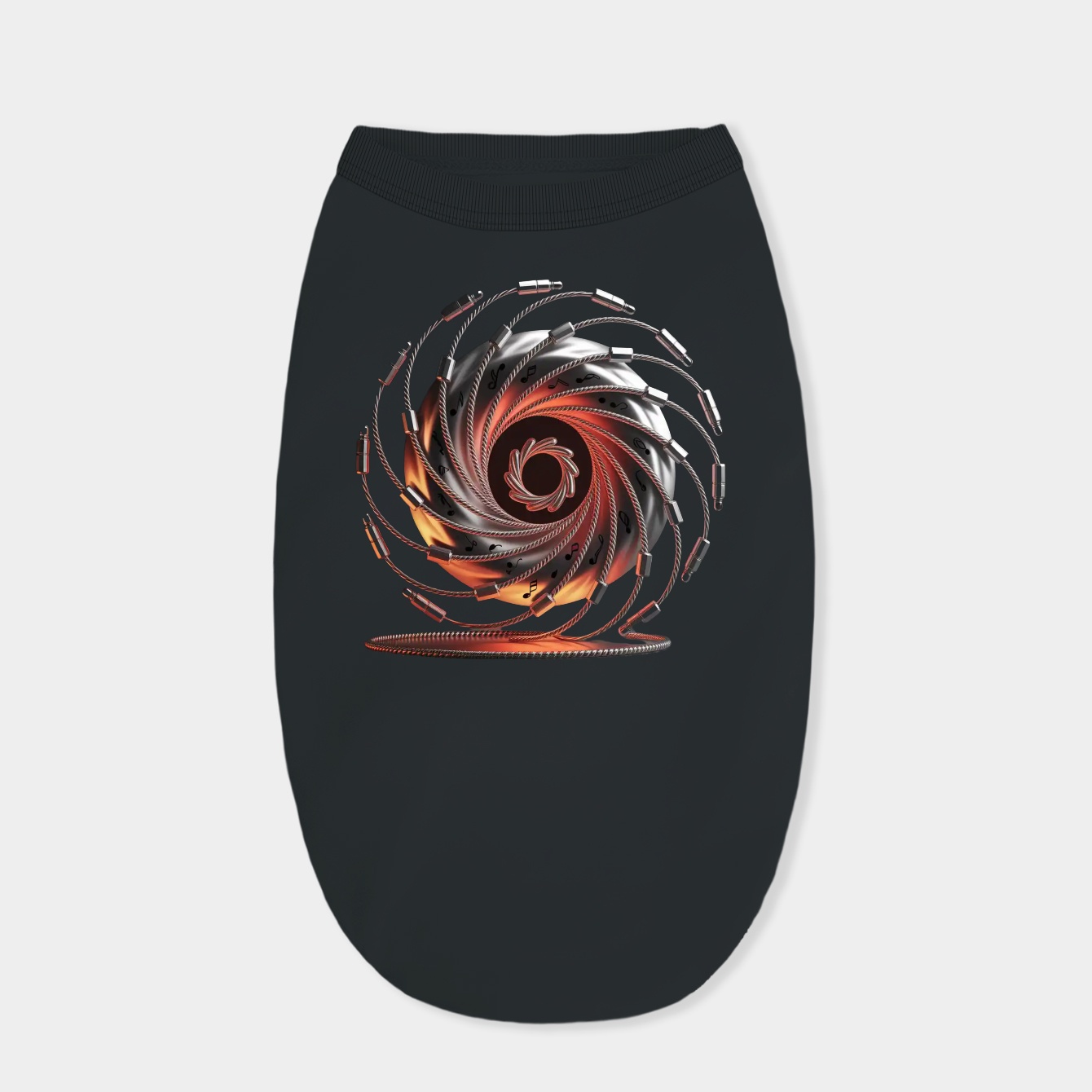 Chains & Crescendos Dog Shirt