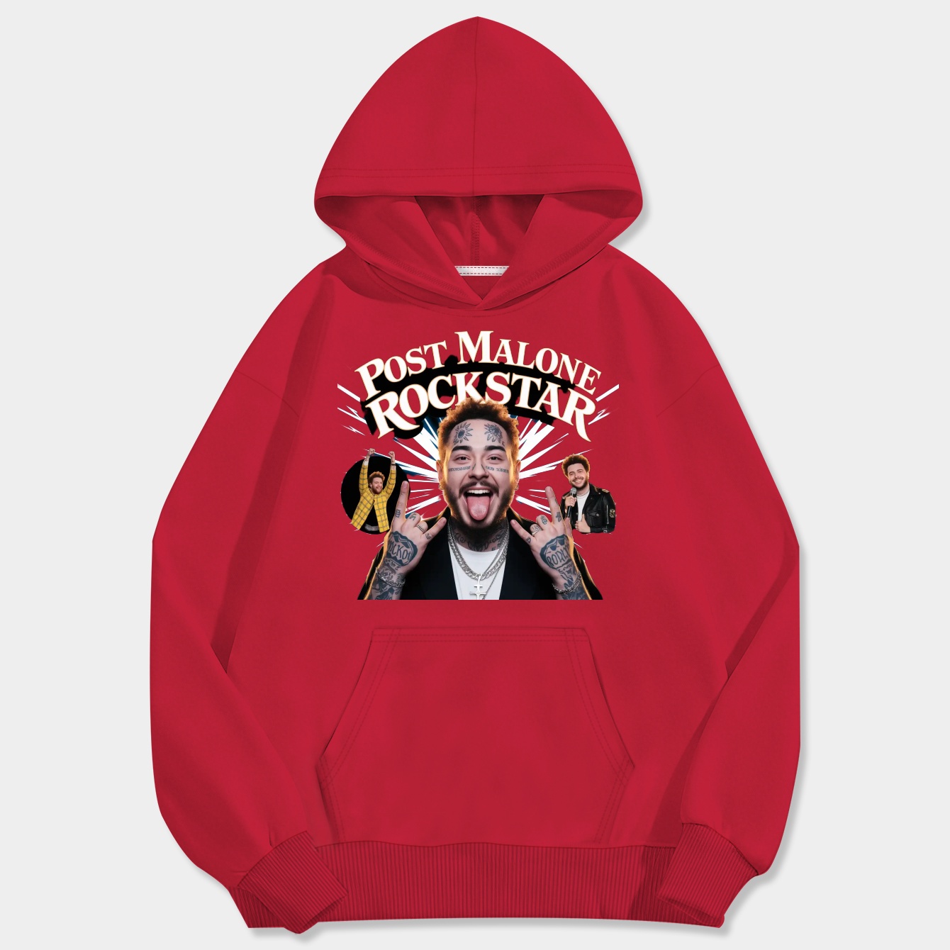 Post Malone Rockstar Men's Big & Tall Hoodie