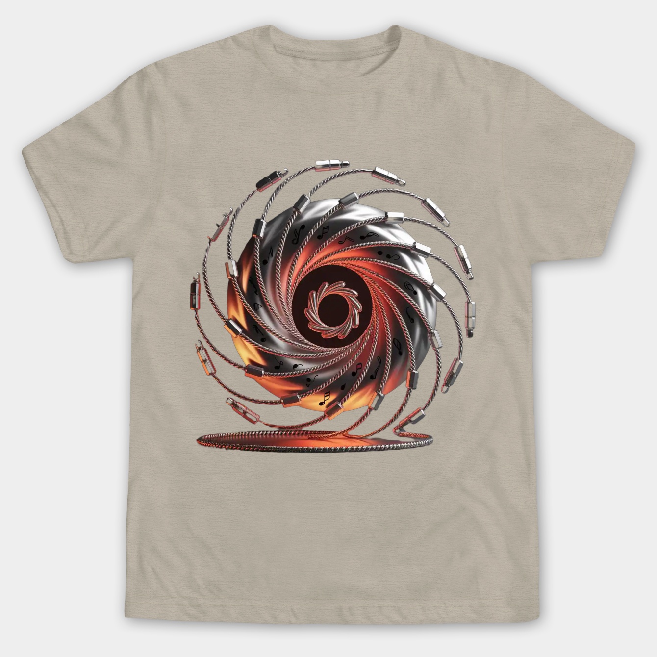 Chains & Crescendos Men's Big & Tall T-shirt