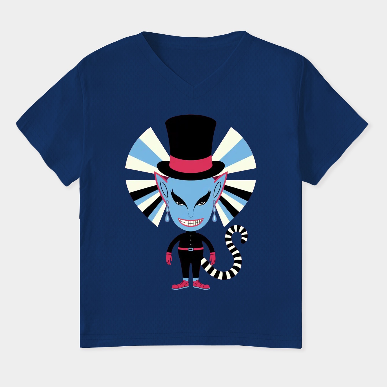 Helluva Boss - Asmodeus Women's Plus Size V-Neck T-Shirt