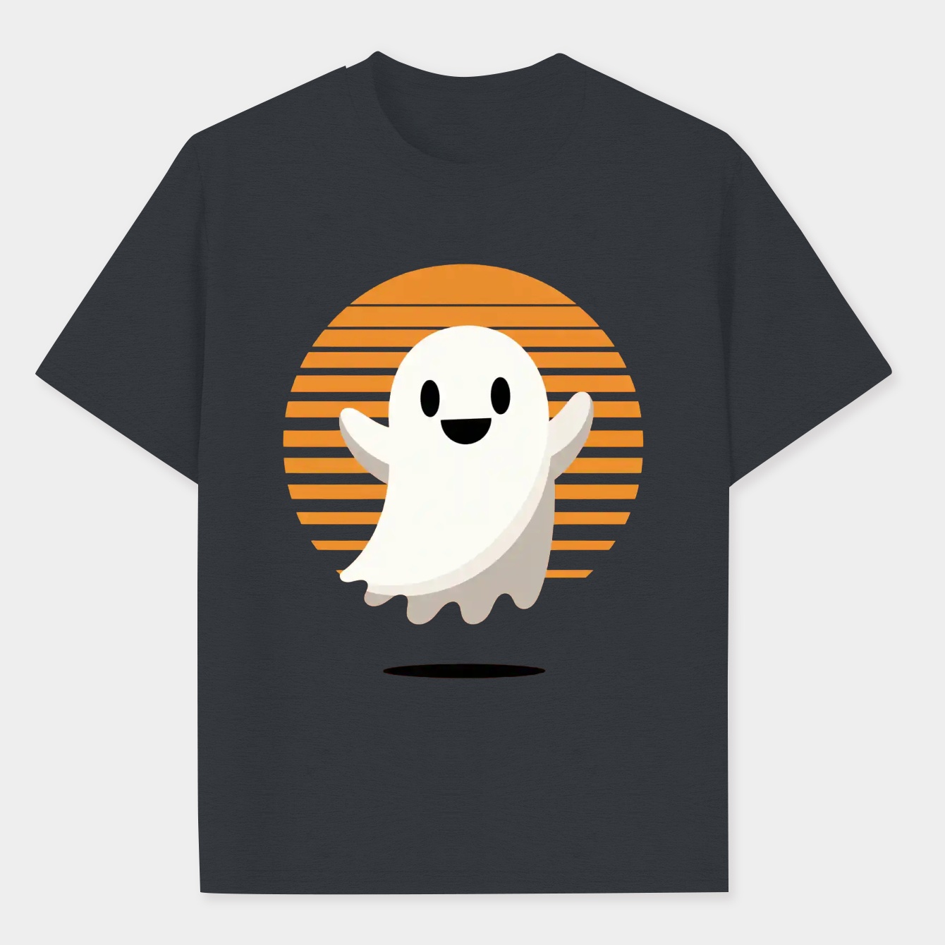 Cute Ghost Pocket Men's Performance Athletic T-Shirt