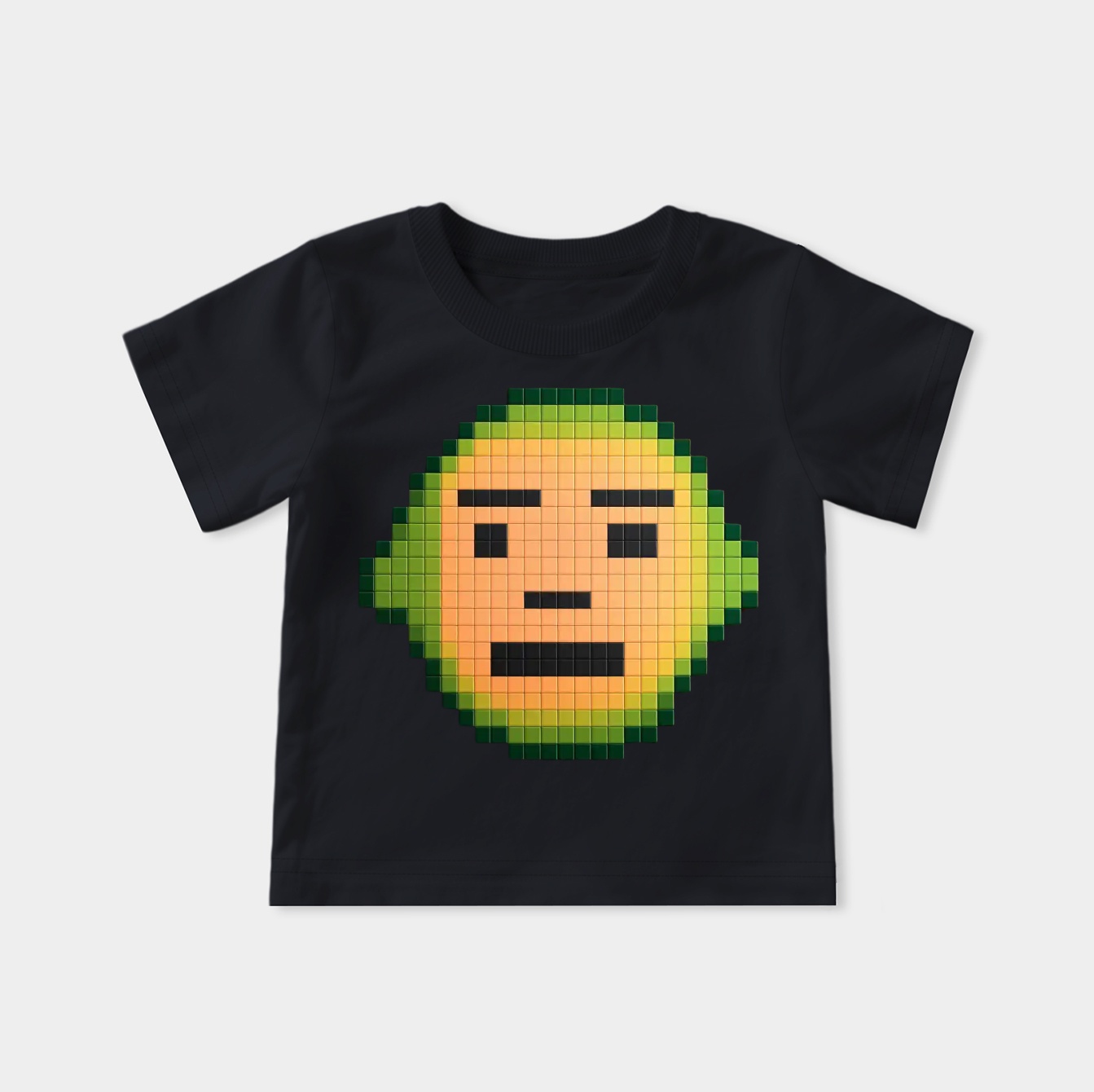 Creeper face pixel pattern Minecraft Youth Classic T-Shirt