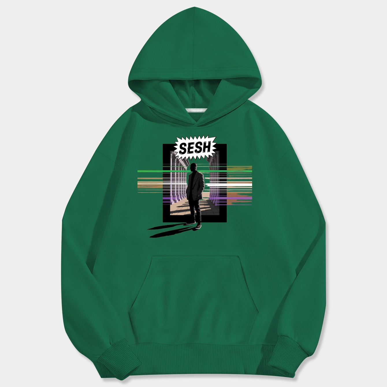 BONES - rapper SESH Men's Big & Tall Hoodie