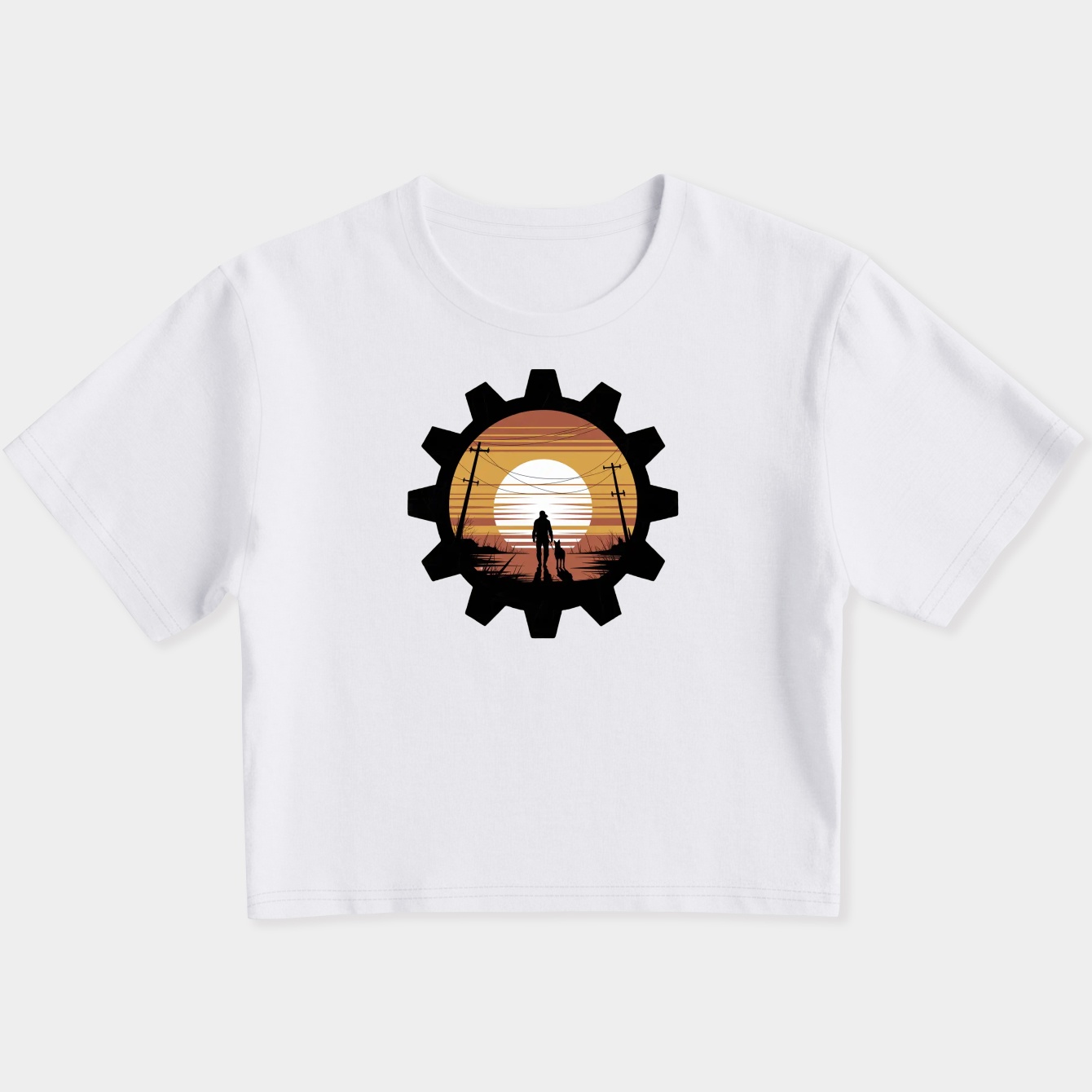 A Lone Wanderer Women's Slim Fit Baby Tee